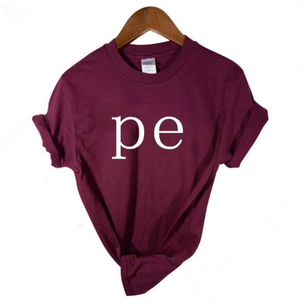 T-shirt dam med tryck B134 XS 15
