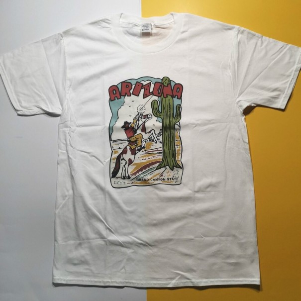 T-shirt dam med tryck B367 M 3