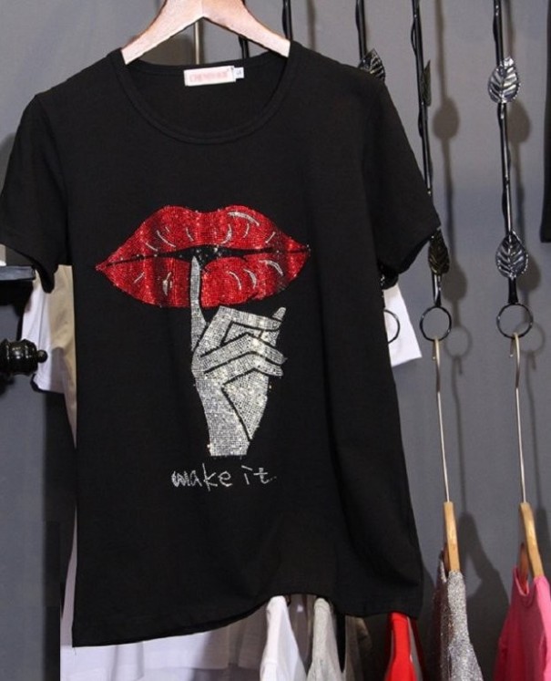 T-shirt décoré pour femmes B311 M 1