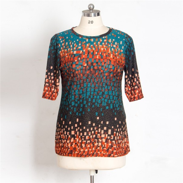 T-shirt donna taglie comode A1162 XXL 2