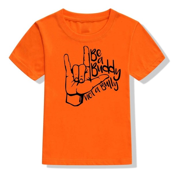 T-shirt enfant B1654 orange 4