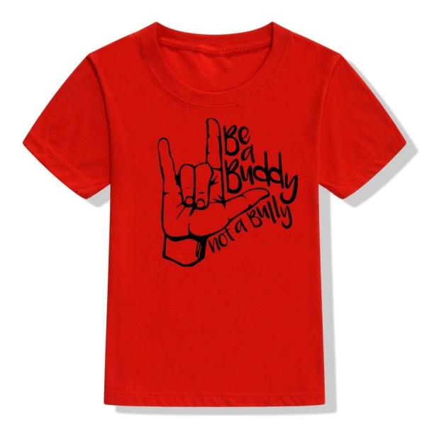 T-shirt enfant B1654 rouge 8