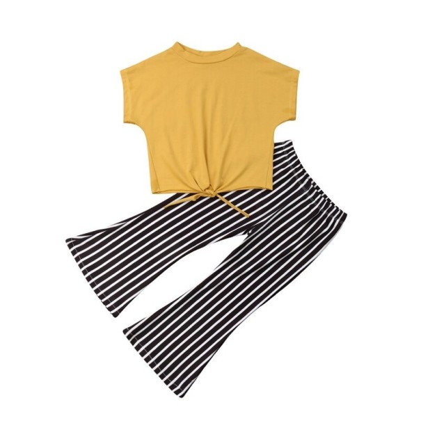 T-shirt et pantalon pour fille L1482 4