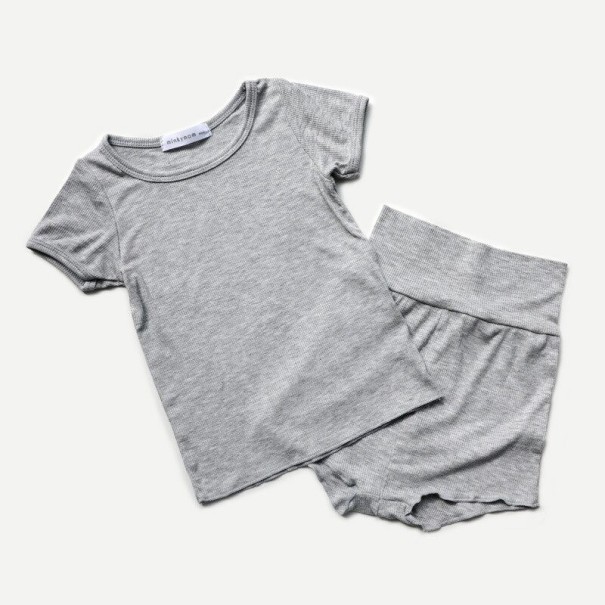T-shirt et short pour enfants L1322 6-9 mois B