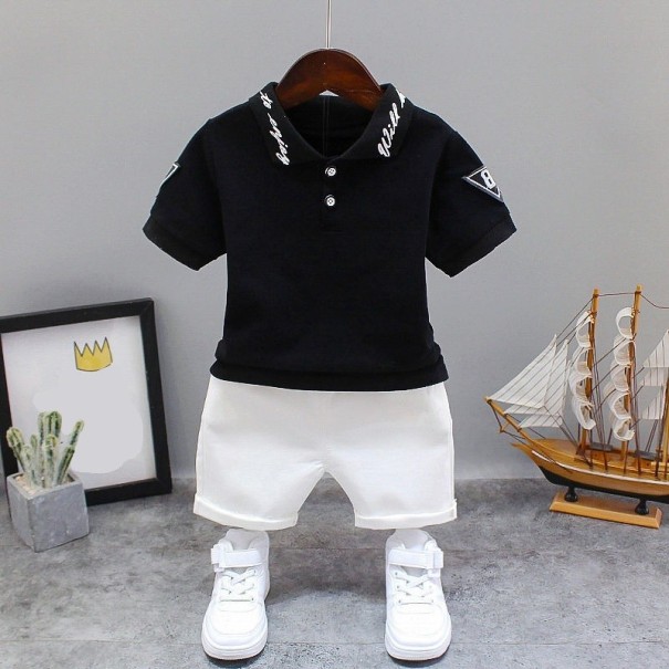 T-shirt et shorts pour garçons L1249 12-24 mois B