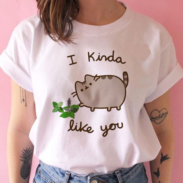 T-shirt feminina com estampado A218 L 20