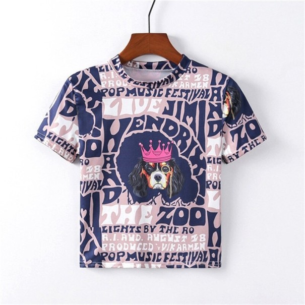 T-shirt feminina com estampado A997 S 6