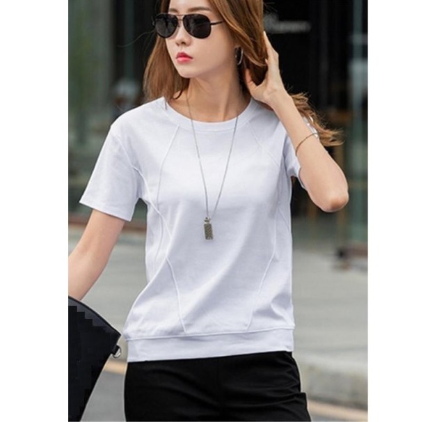 T-shirt femme A341 blanc L