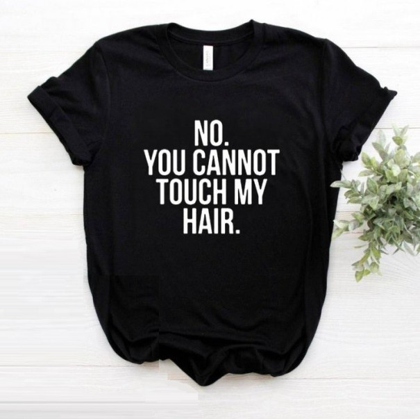 T-shirt Femme avec un Slogan Amusant B116 noir M