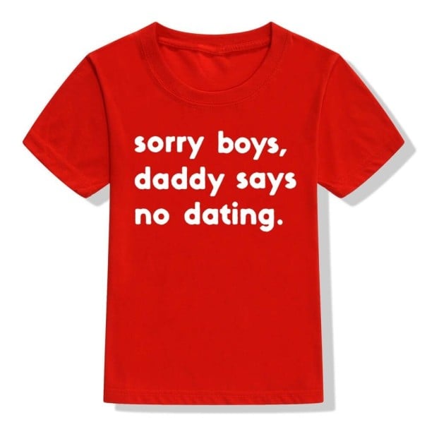 T-shirt fille B1484 rouge 6-12 mois