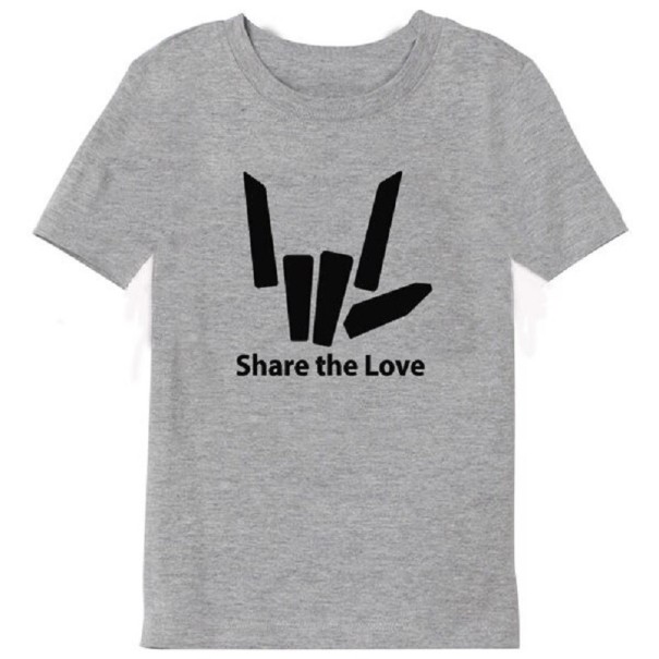 T-shirt för barn B1423 grå 6 C