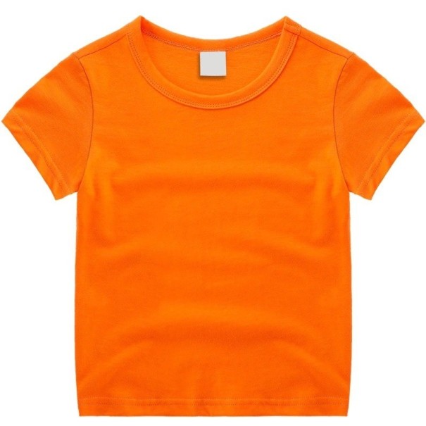 T-shirt för barn B1444 orange 4