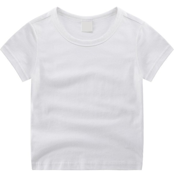 T-shirt för barn B1444 vit 4