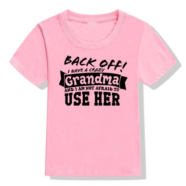 T-shirt för barn B1462 rosa 3 A