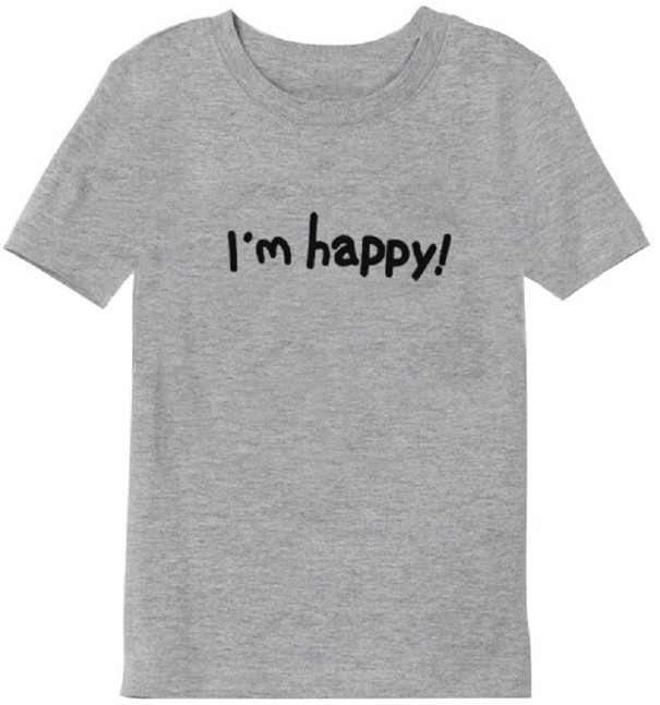T-shirt för barn B1466 grå 4 B