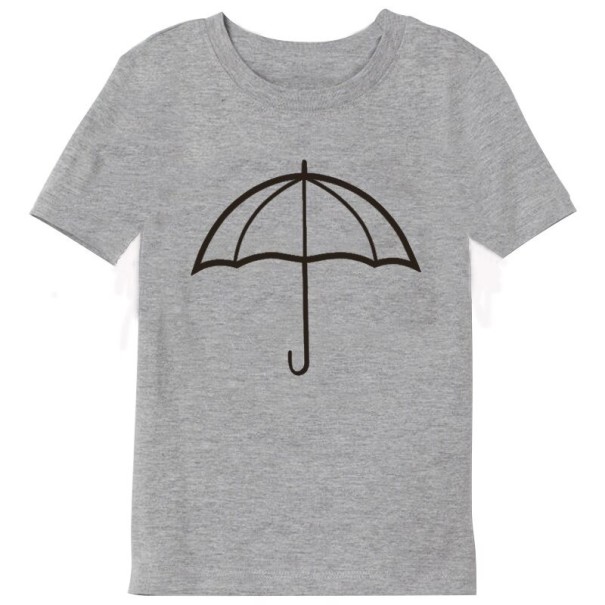 T-shirt för barn B1546 grå 4 A