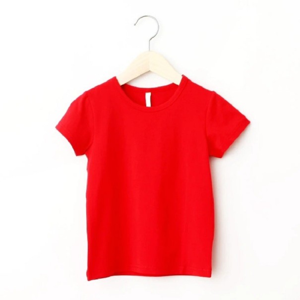 T-shirt för barn B1579 röd 2