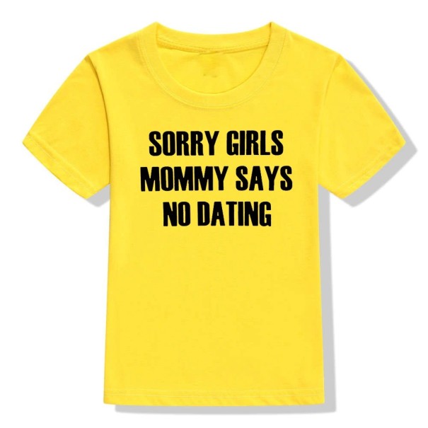 T-shirt för pojkar A2815 gul 12-24 månader A