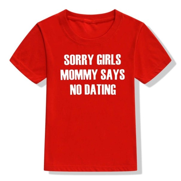 T-shirt för pojkar A2815 röd 12-24 månader B