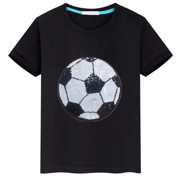 T-shirt för pojkar B15954 svart 4