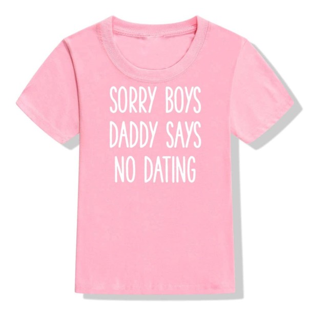 T-shirt för tjejer A2816 rosa 6 B