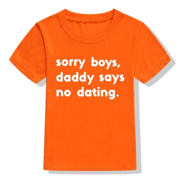 T-shirt för tjejer B1484 orange 12