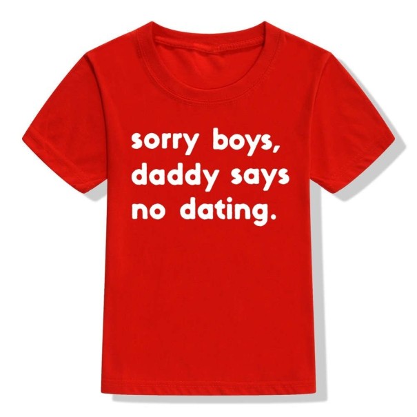 T-shirt för tjejer B1484 röd 10