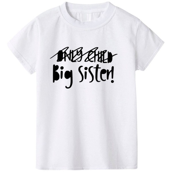 T-shirt för tjejer för systrar 1665 4 L