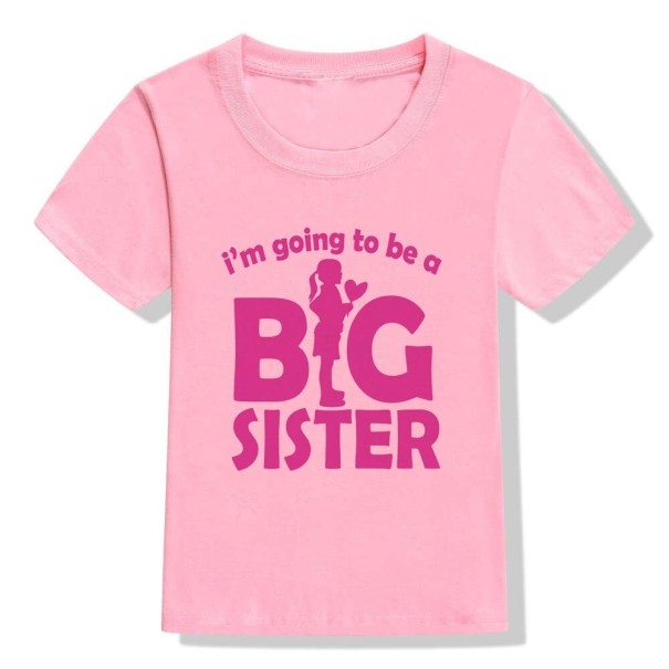 T-shirt för tjejer för systrar 1665 5 T