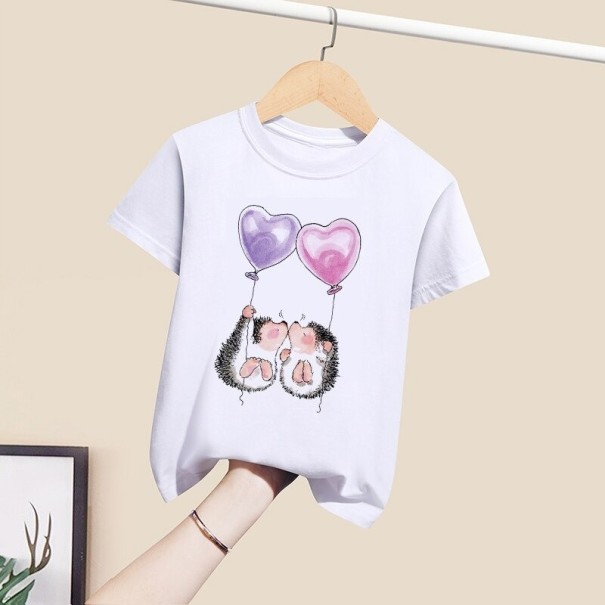 T-shirt för tjejer med djur B1612 3 B
