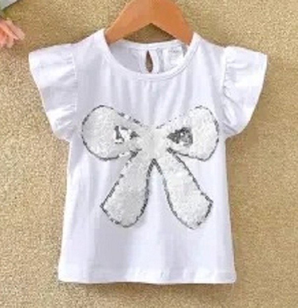 T-shirt för tjejer T2548 rosa 2