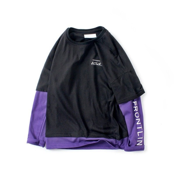 T-shirt garçon à manches longues B1602 10 D