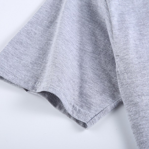 T-shirt herr med indiskt tryck J2681