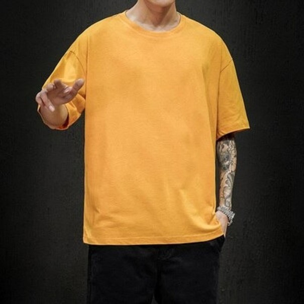 T-shirt herr T2028 mörkgul S