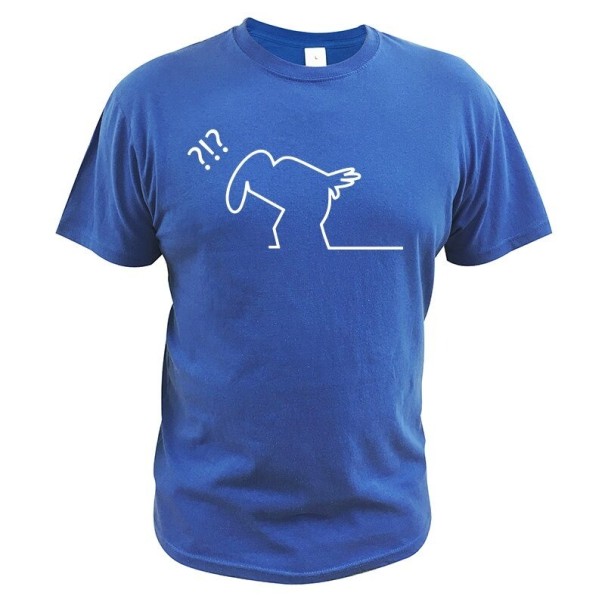 T-shirt herr T2031 blå M 5