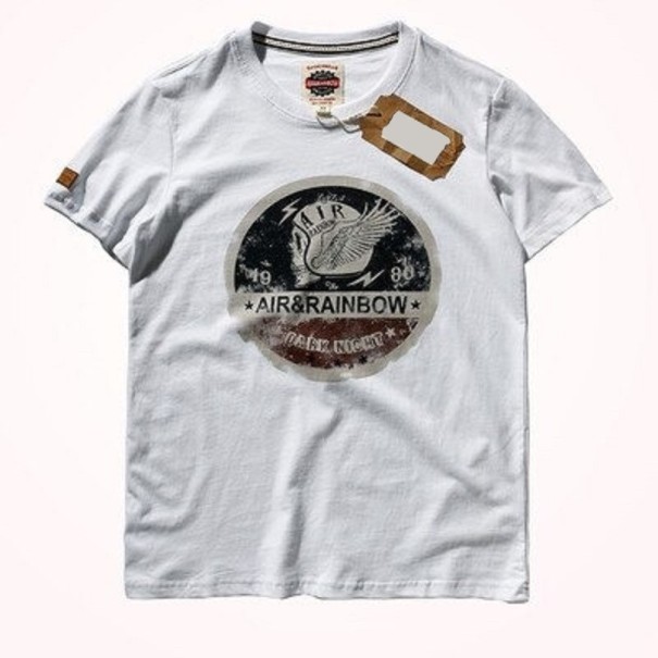 T-shirt herr T2064 vit S
