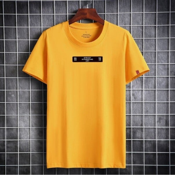 T-shirt herr T2085 mörkgul S