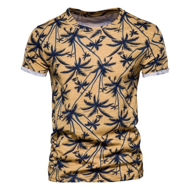 T-shirt herr T2131 mörkgul L