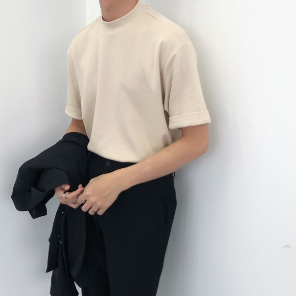 T-shirt herr T2142 krämfärgad S