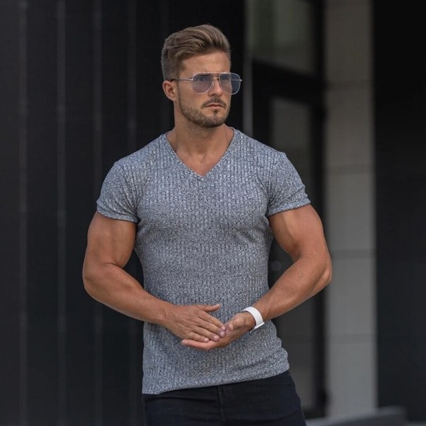 T-shirt herr T2148 grå XL