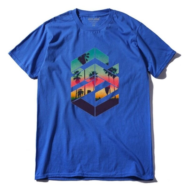 T-shirt herr T2173 blå XXS