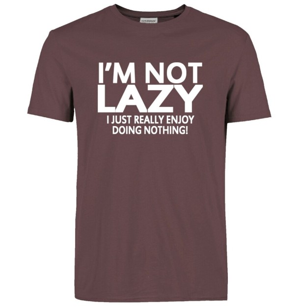 T-shirt herr T2354 brun M 1