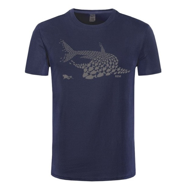 T-shirt homme avec requin T2231 XXS 19