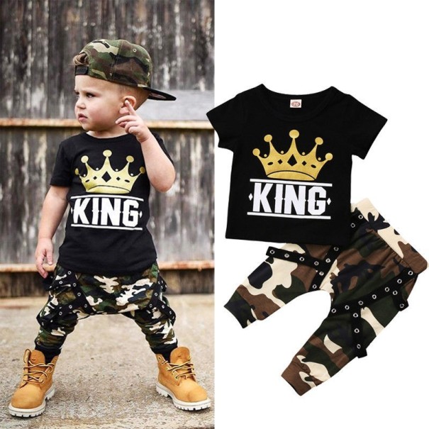 T-shirt och byxor för pojkar L1573