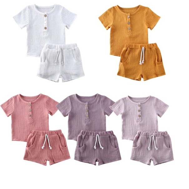 T-shirt och shorts för flickor L1415