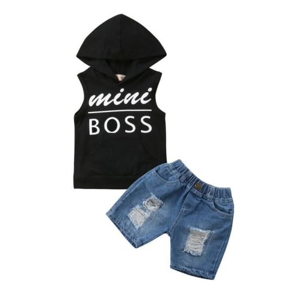 T-shirt och shorts för pojkar L1613 18-24 månader B
