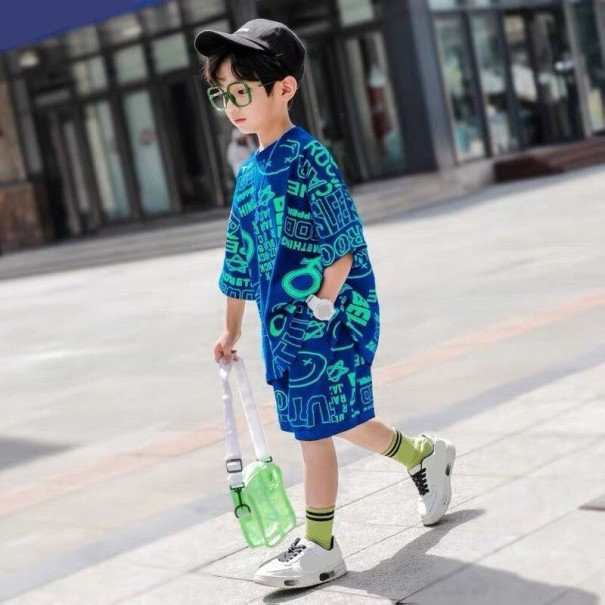 T-shirt och shorts för pojkar L1683