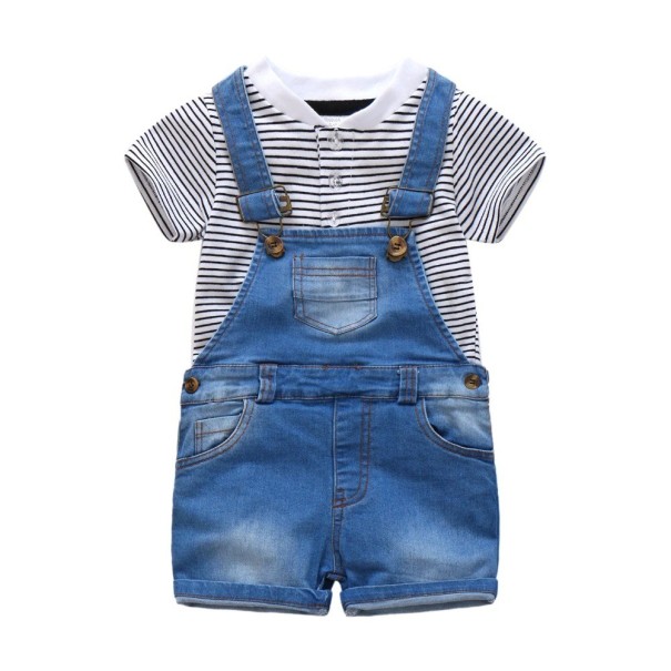 T-shirt och shorts för pojkar L1714
