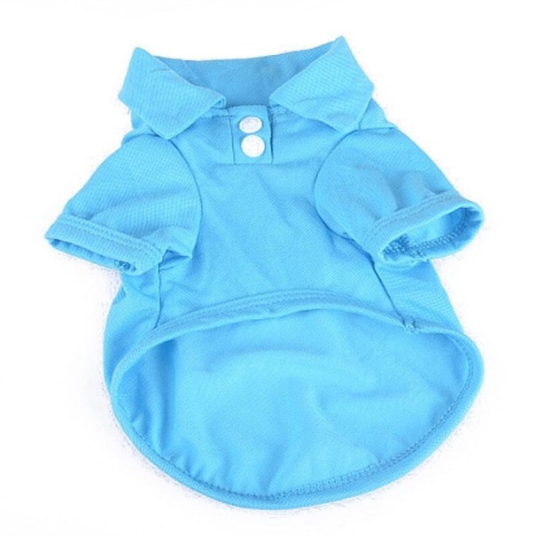 T-shirt pour chiens bleu M
