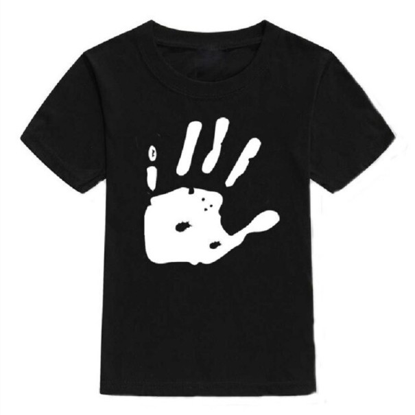 T-shirt pour enfants B1516 noir 10 D